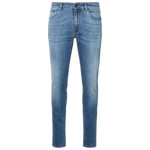 Pt05 Light Blue Cotton Blend Jeans Men